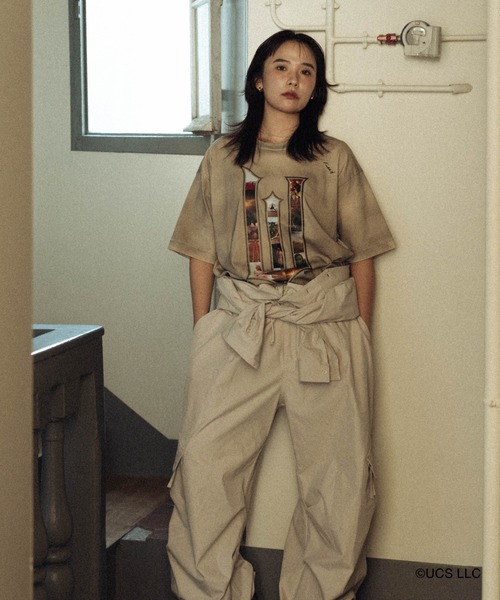 Knuth Marf(クヌースマーフ)の「Wicked/Vintage T shirt/unisex(Tシャツ/カットソー・レディース・ブルー/ベージュ・FREE)」の6枚目の写真