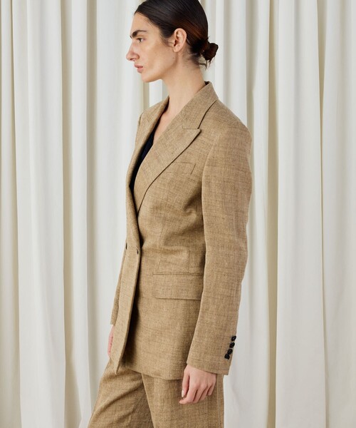 tomorrowlandトゥモローランド＊DESPRES デプレ ジャケット DES PRES（デプレ） ジャケット ノーカラージャケット ファブリック