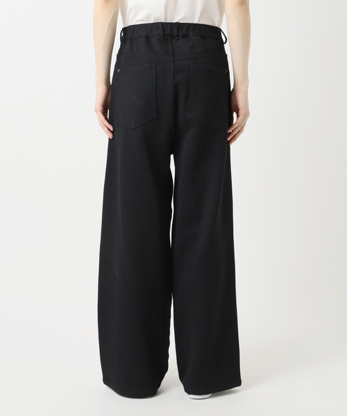 B.C STOCK（ベーセーストック）の「【Deux Allures/ドゥ アリュール】オニカルゼワイドパンツ（スラックス・メンズ・ホワイト/ブラック・LARGE/MEDIUM）」の12枚目の写真