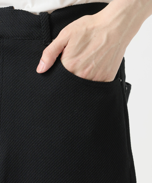 B.C STOCK（ベーセーストック）の「【Deux Allures/ドゥ アリュール】オニカルゼワイドパンツ（スラックス・メンズ・ホワイト/ブラック・LARGE/MEDIUM）」の10枚目の写真