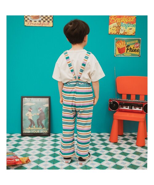 BREEZE（ブリーズ）の「【リンク/ジュニア対応】FOスマイルロゴ半袖Tシャツ（Tシャツ/カットソー・キッズ・その他2/ミント/オレンジ/パープル/レモンイエロー/アイボリー・80/90/130/140/100/110/120/150）」の15枚目の写真