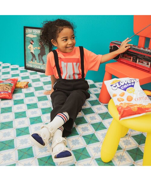 BREEZE（ブリーズ）の「【リンク/ジュニア対応】FOスマイルロゴ半袖Tシャツ（Tシャツ/カットソー・キッズ・その他2/ミント/オレンジ/パープル/レモンイエロー/アイボリー・80/90/130/140/100/110/120/150）」の21枚目の写真