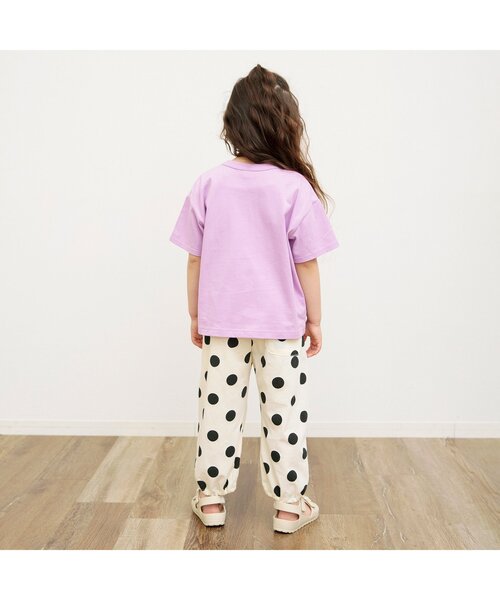 BREEZE（ブリーズ）の「【リンク/ジュニア対応】FOスマイルロゴ半袖Tシャツ（Tシャツ/カットソー・キッズ・その他2/ミント/オレンジ/パープル/レモンイエロー/アイボリー・80/90/130/140/100/110/120/150）」の18枚目の写真