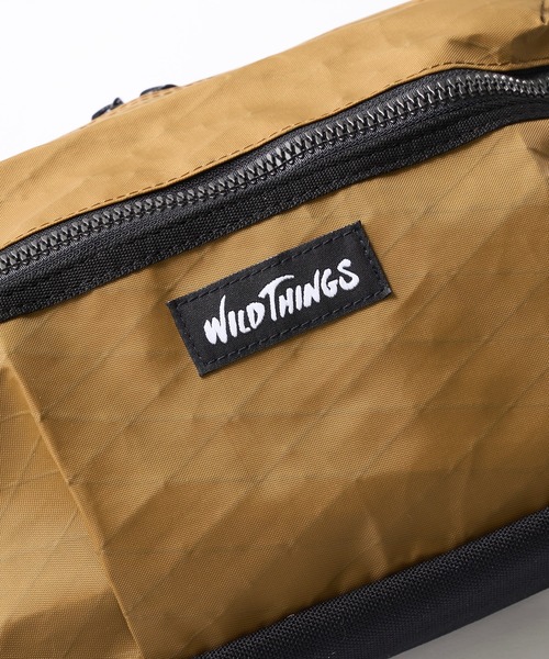 WILD THINGS(ワイルドシングス)の「【WILD THINGS】ナイロンスクエアショルダーバッグ(ショルダーバッグ・メンズ・ブラック/マルチ/ベージュ・FREE)」の6枚目の写真