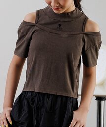 algy | ピグメント肩あきリブ半袖T(Tシャツ/カットソー)