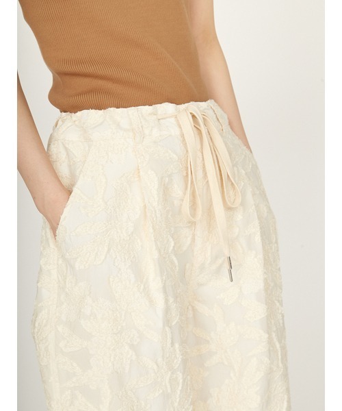 emmi（エミ）の「ウエストギャザーワイドパンツ（その他パンツ・レディース・ブルー/アイボリー/インディゴブルー・0/1）」の10枚目の写真