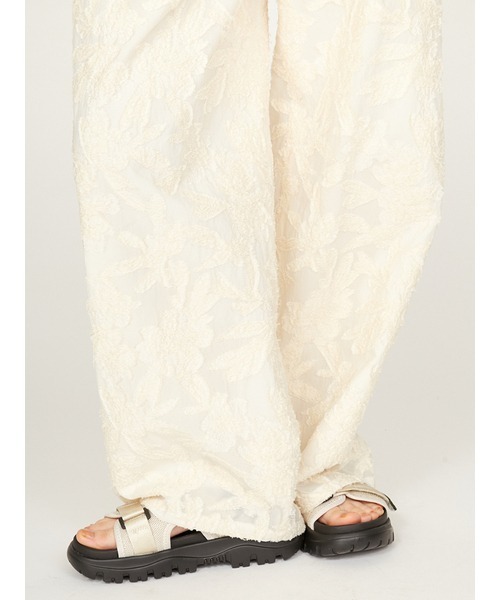 emmi（エミ）の「ウエストギャザーワイドパンツ（その他パンツ・レディース・ブルー/アイボリー/インディゴブルー・0/1）」の11枚目の写真