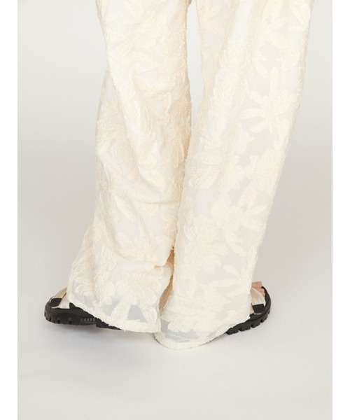 emmi（エミ）の「ウエストギャザーワイドパンツ（その他パンツ・レディース・ブルー/アイボリー/インディゴブルー・0/1）」の15枚目の写真