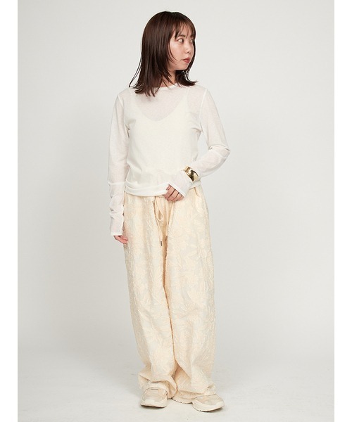 ウエストギャザーワイドパンツ（その他パンツ）｜emmi（エミ）の