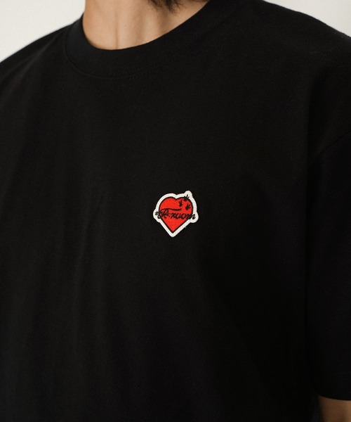 #Re:room（リルーム）の「ハートアイコンTシャツ（Tシャツ/カットソー・メンズ・ホワイト・S-M）」の14枚目の写真