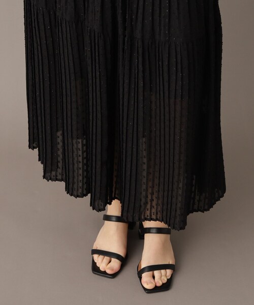 DRESSTERIOR（ドレステリア）の「【きれいめ/ドット柄】シアードットフリルスリーブワンピ（ワンピース・レディース・ブラック・34/36/38）」の17枚目の写真