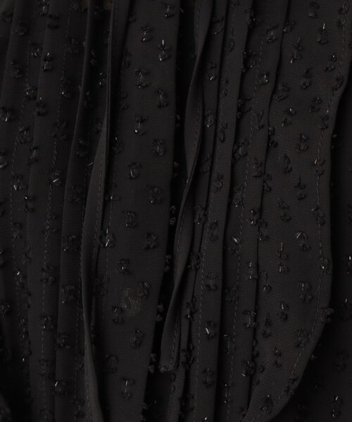 DRESSTERIOR（ドレステリア）の「【きれいめ/ドット柄】シアードットフリルスリーブワンピ（ワンピース・レディース・ブラック・34/36/38）」の18枚目の写真