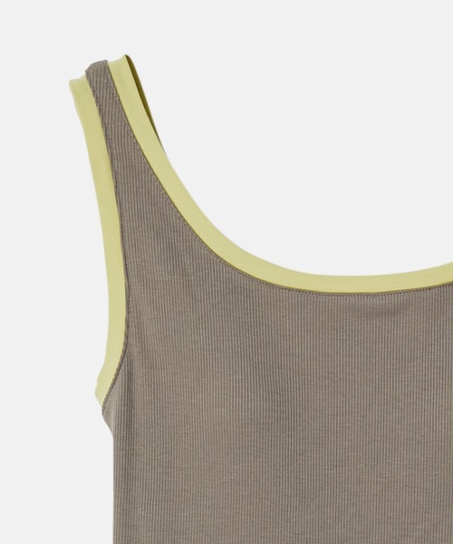 カラートリムタンクトップ / Color Trimmed Tank Top（タンク