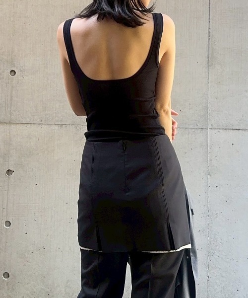 カラートリムタンクトップ / Color Trimmed Tank Top（タンク