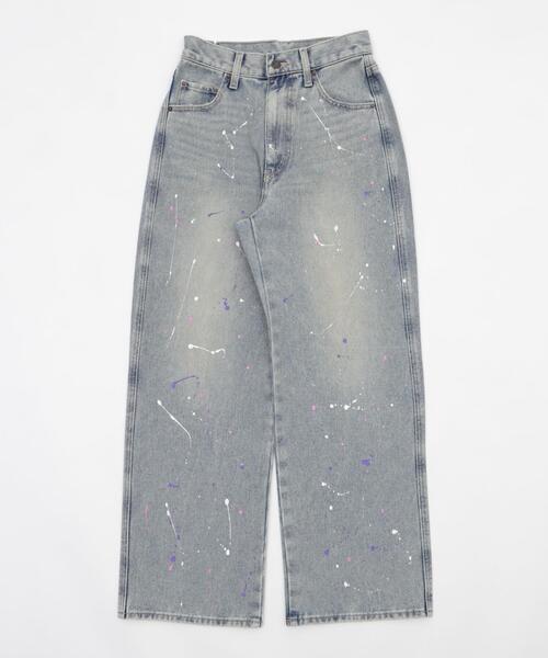 WEGO（ウィゴー）の「WEGO/ペイントストレートデニムパンツ（デニムパンツ・レディース・スカイブルー・SMALL/MEDIUM）」の11枚目の写真
