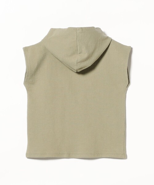 B:MING by BEAMS(ビーミングバイビームス)の「フード ノースリーブ プルオーバー2025SS(100~140cm)(Tシャツ/カットソー・キッズ・オリーブ/サックスブルー・100/110/120/130/140)」の12枚目の写真