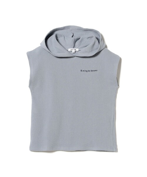 B:MING by BEAMS(ビーミングバイビームス)の「フード ノースリーブ プルオーバー2025SS(100~140cm)(Tシャツ/カットソー・キッズ・オリーブ/サックスブルー・100/110/120/130/140)」の14枚目の写真