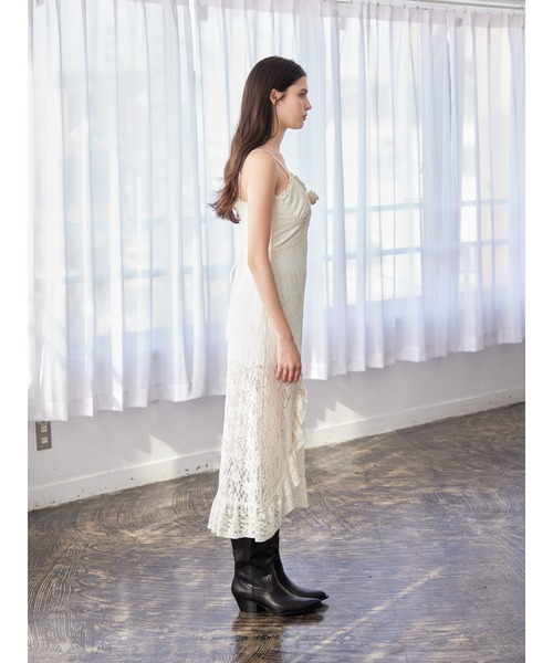 etre loin（エトルワン）の「Rose race cami dress（ドレス・レディース・ピンク/ブラック/アイボリー・M）」の11枚目の写真