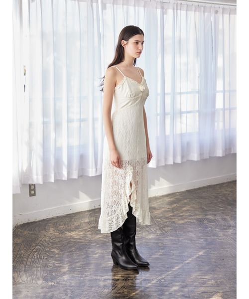 etre loin（エトルワン）の「Rose race cami dress（ドレス・レディース・ピンク/ブラック/アイボリー・M）」の12枚目の写真
