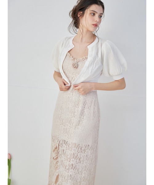 etre loin（エトルワン）の「Rose race cami dress（ドレス・レディース・ピンク/ブラック/アイボリー・M）」の18枚目の写真