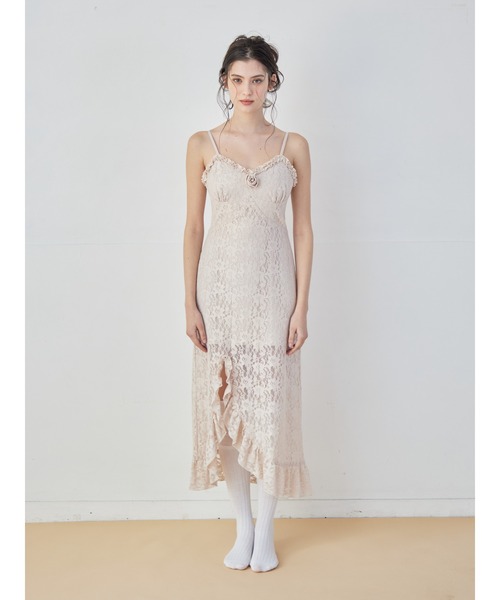 etre loin（エトルワン）の「Rose race cami dress（ドレス・レディース・ピンク/ブラック/アイボリー・M）」の22枚目の写真
