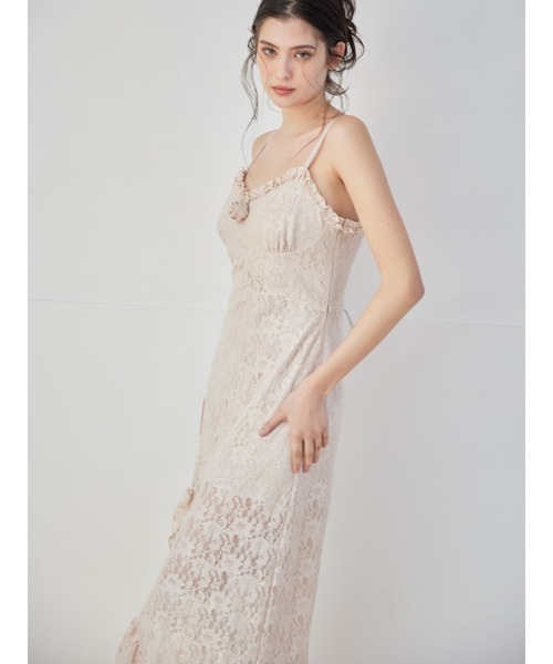 etre loin（エトルワン）の「Rose race cami dress（ドレス・レディース・ピンク/ブラック/アイボリー・M）」の13枚目の写真