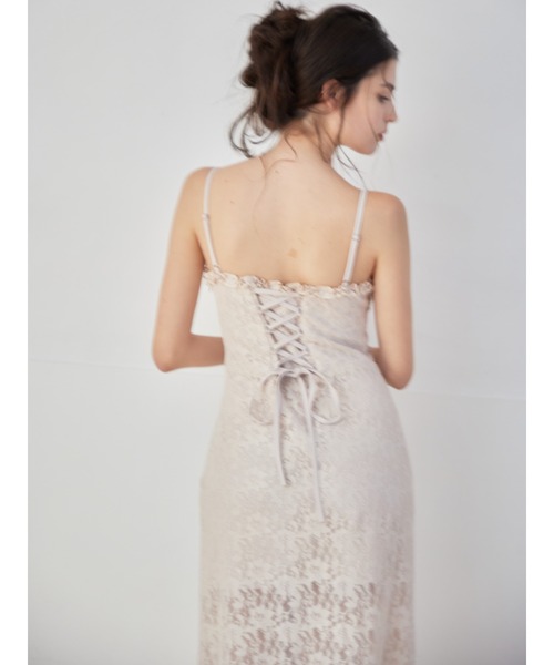 etre loin（エトルワン）の「Rose race cami dress（ドレス・レディース・ピンク/ブラック/アイボリー・M）」の16枚目の写真