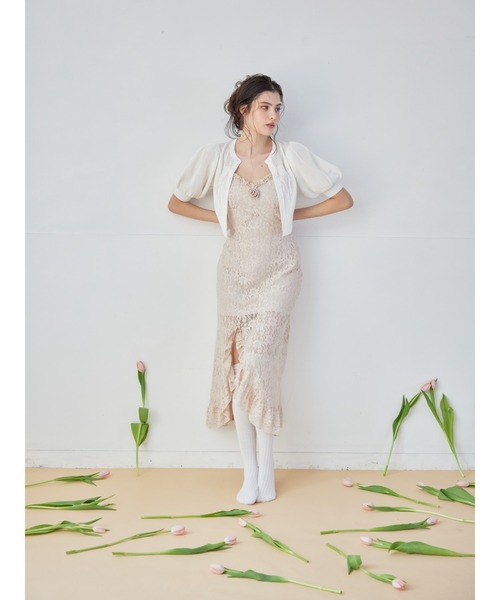 etre loin（エトルワン）の「Rose race cami dress（ドレス・レディース・ピンク/ブラック/アイボリー・M）」の19枚目の写真