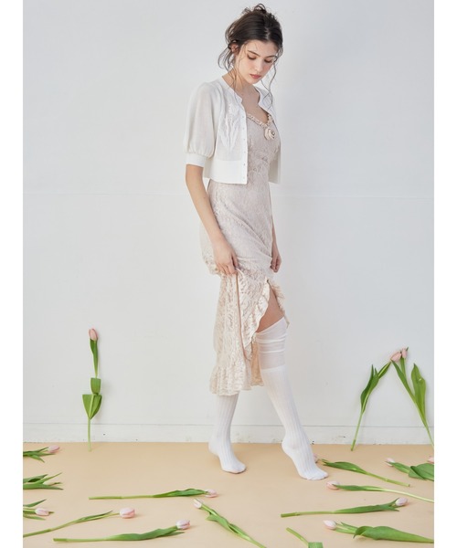 etre loin（エトルワン）の「Rose race cami dress（ドレス・レディース・ピンク/ブラック/アイボリー・M）」の20枚目の写真