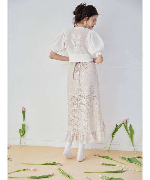 etre loin（エトルワン）の「Rose race cami dress（ドレス・レディース・ピンク/ブラック/アイボリー・M）」の21枚目の写真
