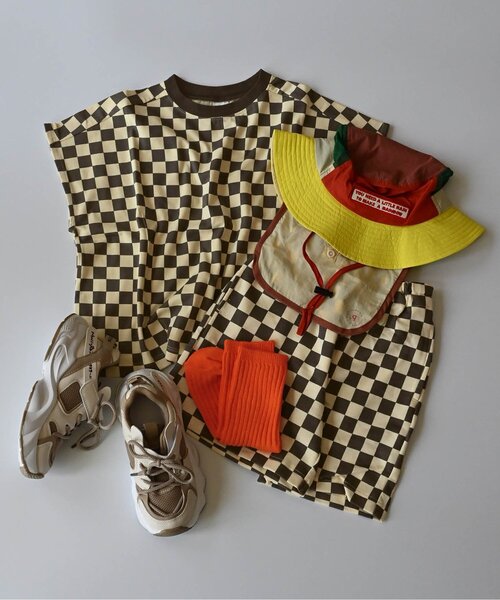 p.premier(ピードットプルミエ)の「風通しのいいマルチカラーアウトドアハット(ハット・キッズ・グリーン/ピンク/レッド/ブラック/イエロー・50/52/54/56)」の11枚目の写真