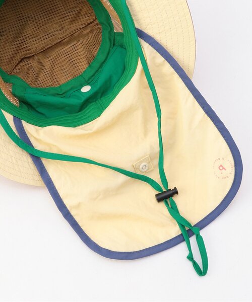 p.premier(ピードットプルミエ)の「風通しのいいマルチカラーアウトドアハット(ハット・キッズ・グリーン/ピンク/レッド/ブラック/イエロー・50/52/54/56)」の15枚目の写真