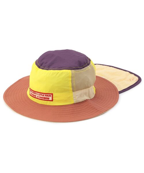 p.premier(ピードットプルミエ)の「風通しのいいマルチカラーアウトドアハット(ハット・キッズ・グリーン/ピンク/レッド/ブラック/イエロー・50/52/54/56)」の6枚目の写真