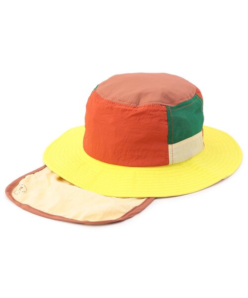 p.premier(ピードットプルミエ)の「風通しのいいマルチカラーアウトドアハット(ハット・キッズ・グリーン/ピンク/レッド/ブラック/イエロー・50/52/54/56)」の10枚目の写真