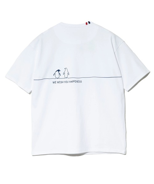 go slow caravan(ゴースローキャラバン)の「ESPACE VERT/エスパスヴェール ペンギンプリント S/S TEE(Tシャツ/カットソー・メンズ・ホワイト/グリーン・LARGE/MEDIUM/X-LARGE)」の10枚目の写真