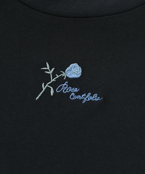 somari imagination(ソマリ イマジネーション)の「【接触冷感】ロゴ刺繍カットソー(Tシャツ/カットソー・レディース・ブラック/オフホワイト/チャコール・1/2)」の6枚目の写真