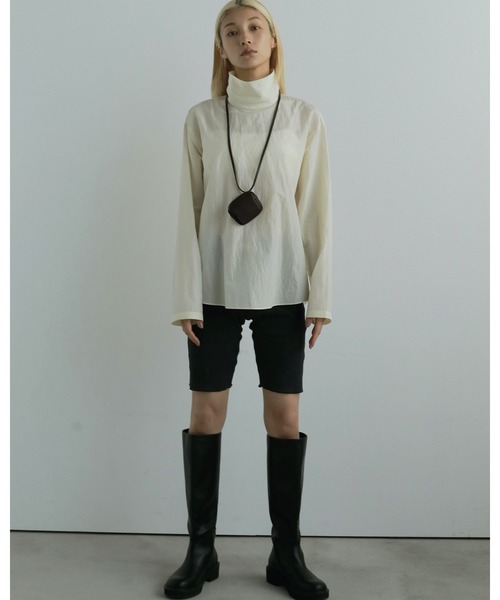 anuke（アンヌーク）の「Ecoleather Waist Pouch（ボディバッグ/ウエストポーチ・レディース・ブラウン/ブラック・FREE）」の8枚目の写真