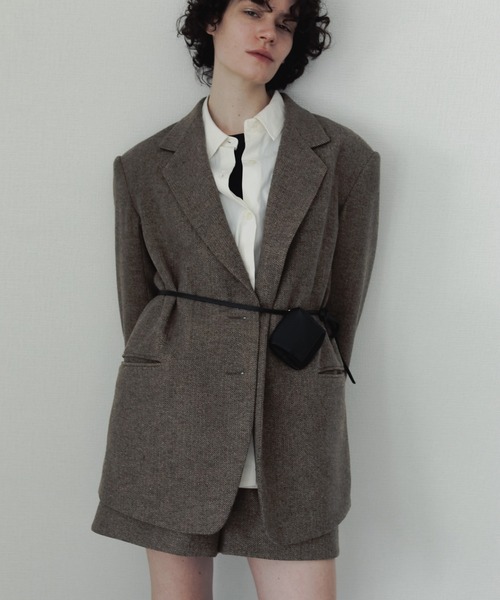 anuke（アンヌーク）の「Ecoleather Waist Pouch（ボディバッグ/ウエストポーチ・レディース・ブラウン/ブラック・FREE）」の10枚目の写真