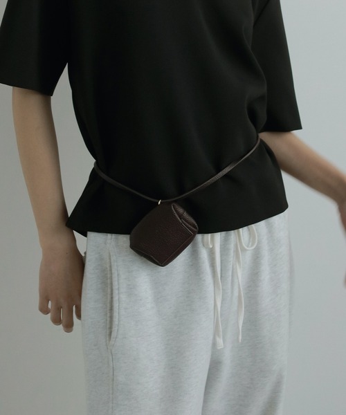 バッグ anuke Ecoleather Waist Pouch Ecoleather Waist Pouch（ボディバッグ/ウエストポーチ）｜anuke