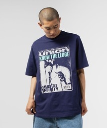 UNION ロンT ネイビー　ロゴ UNION｜ユニオンのTシャツ/カットソー（ブルー・ネイビー/青色系