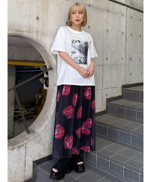 MURUA（ムルーア）の「エアプラットフォームオープントゥソックブーツサンダル（サンダル・レディース・ブラック・23.5/24.5/22.5）」の10枚目の写真