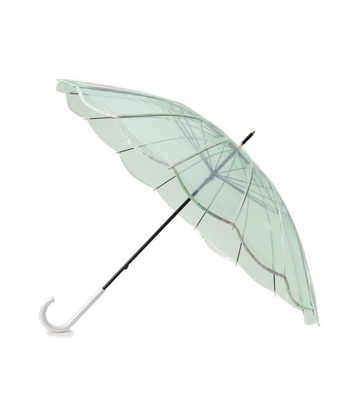 SHOO・LA・RUE（シューラルー）の「【雨傘/ビニール傘】【Wpc．】マーメイドアンブレラ（長傘・レディース・パープル/アイボリー/サックスブルー/グリーン系・00）」の2枚目の写真