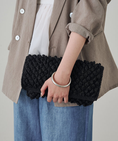 LOUNGEDRESS(ラウンジドレス)の「【A&A Accessories 】INDIA チェーンストローBAG(トートバッグ・レディース・ブラック/ゴールド・FREE)」の1枚目の写真