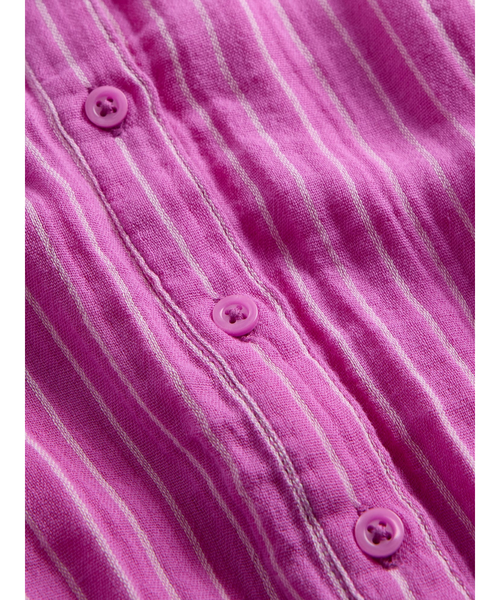 GAP（ギャップ）の「クリンクルガーゼ ロンパース (キッズ)（つなぎ/オールインワン・キッズ・マルチ/パープル・110cm/120cm/130cm/140cm/150cm/160cm）」の5枚目の写真