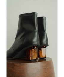 Knuth Marf(Nk[X}[t)clear heel boots(u[c)