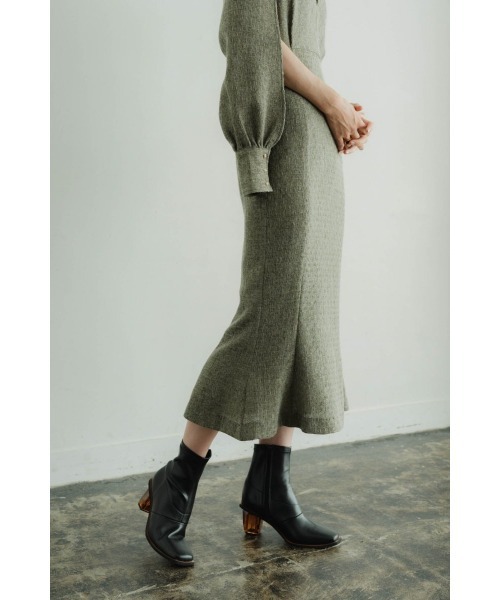 Knuth Marf(クヌースマーフ)の「clear heel boots(ブーツ・レディース・ブラック/アイボリー・23/24/25)」の11枚目の写真