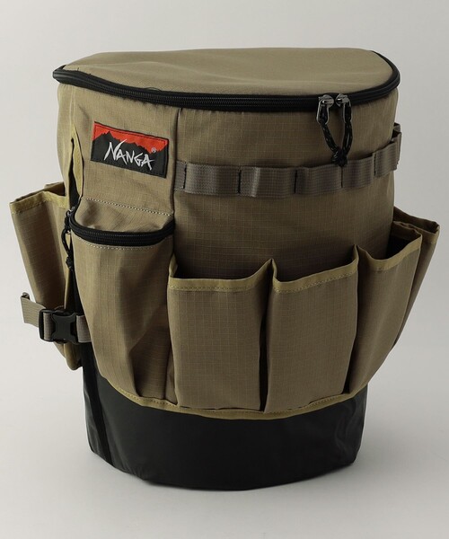 NANGA（ナンガ）の「NANGA/ナンガ COOLER BUCKET クーラー バケツ（アウトドアグッズ・メンズ・ブラック/キャメル・ONE SIZE）」の2枚目の写真