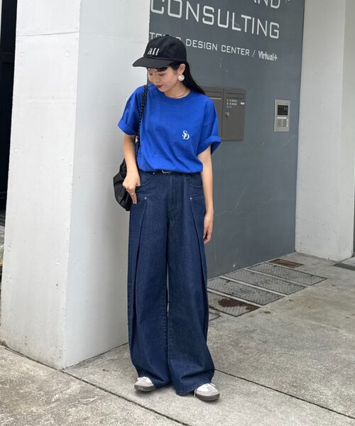 SEADAM（シーダム）の「【SEADAM】〈UNISEX〉バックロゴプリントTEE（Tシャツ/カットソー・レディース・ブラック/ブルー/ホワイト/ブラウン・MEDIUM/LARGE/X-LARGE/XX-LARGE）」の6枚目の写真