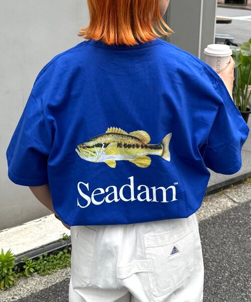 SEADAM（シーダム）の「【SEADAM】〈UNISEX〉バックロゴプリントTEE（Tシャツ/カットソー・レディース・ブラック/ブルー/ホワイト/ブラウン・MEDIUM/LARGE/X-LARGE/XX-LARGE）」の10枚目の写真