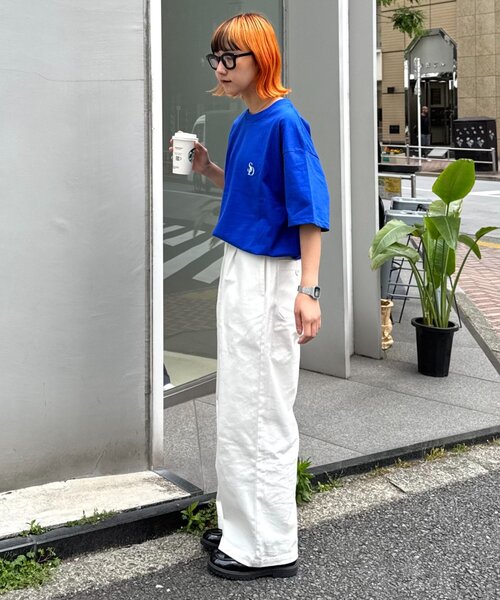 SEADAM（シーダム）の「【SEADAM】〈UNISEX〉バックロゴプリントTEE（Tシャツ/カットソー・レディース・ブラック/ブルー/ホワイト/ブラウン・MEDIUM/LARGE/X-LARGE/XX-LARGE）」の13枚目の写真